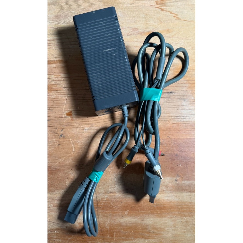 Original Microsoft Xbox 360 AC Adapter Power Supply, HP-A1503R2
